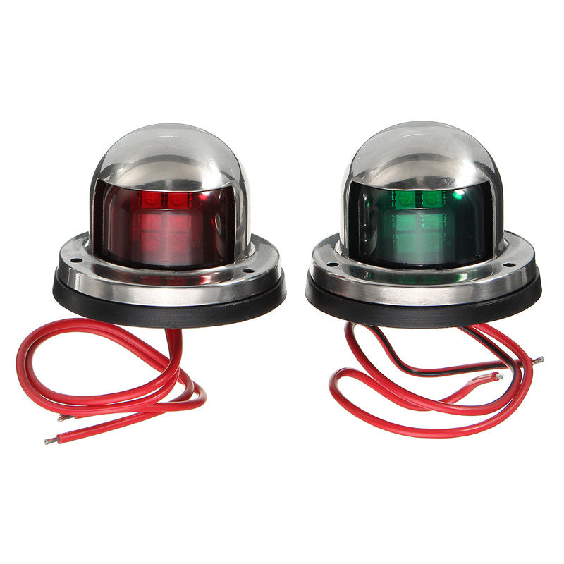 Red and Green Boat Navigation Lights