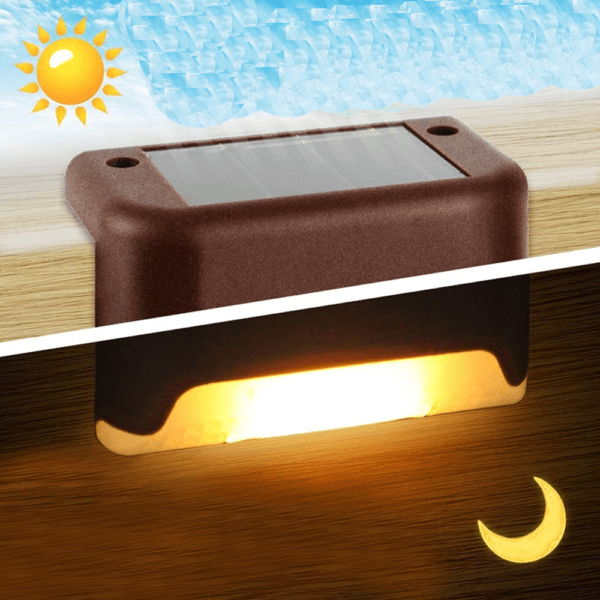 Waterproof Outdoor Solar Step Lights